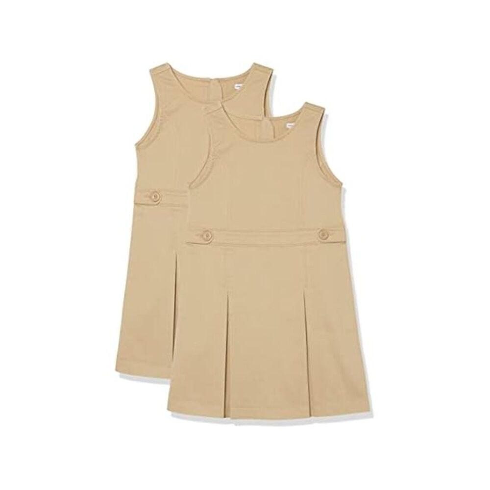 Amazon Essentials Girls School Uniform Pleated Jumper Dress